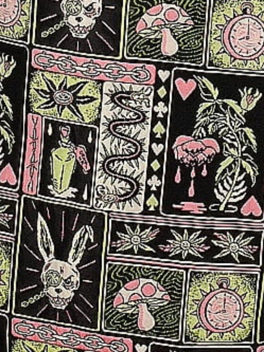 Dangerfield Skirt - Bunny Skulls! View 2